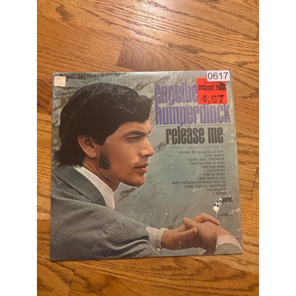 Engelbert Humperdinck Release Me‎ LP Record 12" Black Good Stereo XPAS 71012